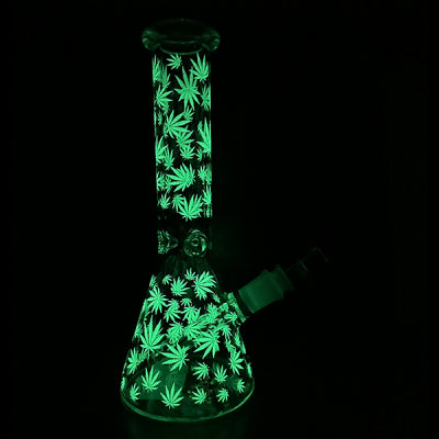 BILLY MATE Glow-in-the-Dark Marijuana Leaf -25cm