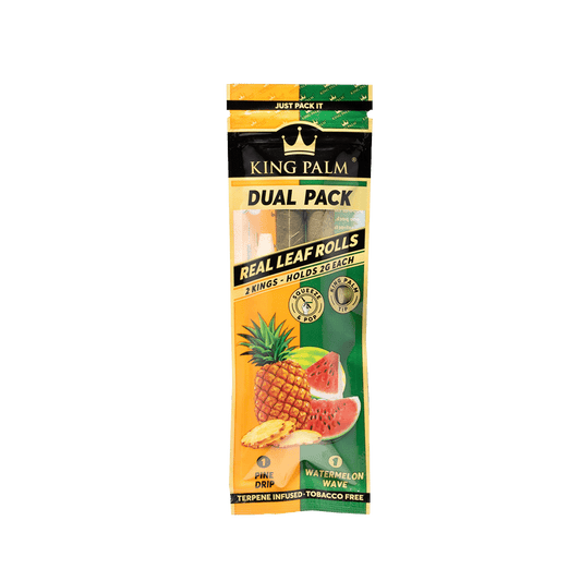KING PALM Dual Pack Pineapple/Watermelon King Size - 2pk