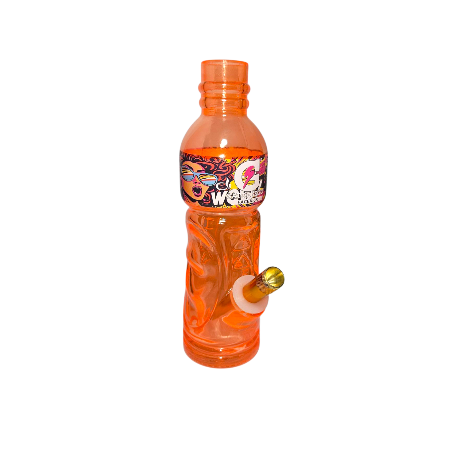 Gator Style Orange Bong