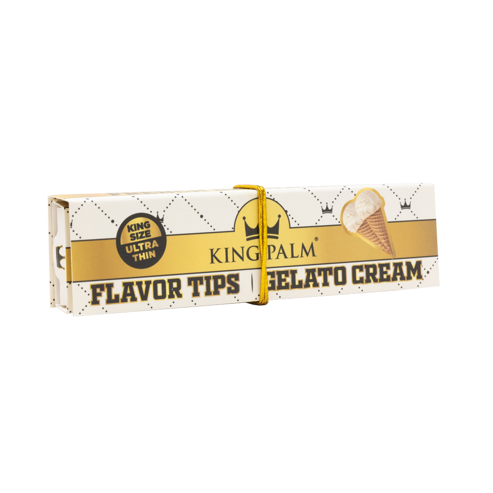 KING PALM Gelato Cream Rolling Papers With Tips King Size BillyMart