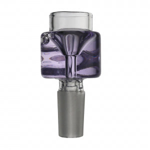 GLYCERIN Purple Glass Cone Piece - 14mm