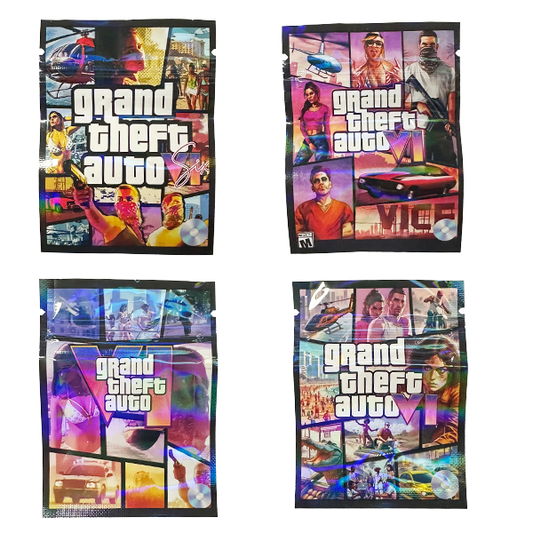 GTA Smell Proof Ziplock Bag