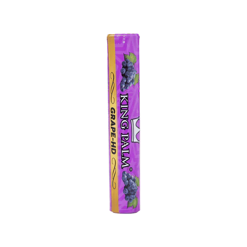 Purple King Palm grape-flavored product packaging on a white background
