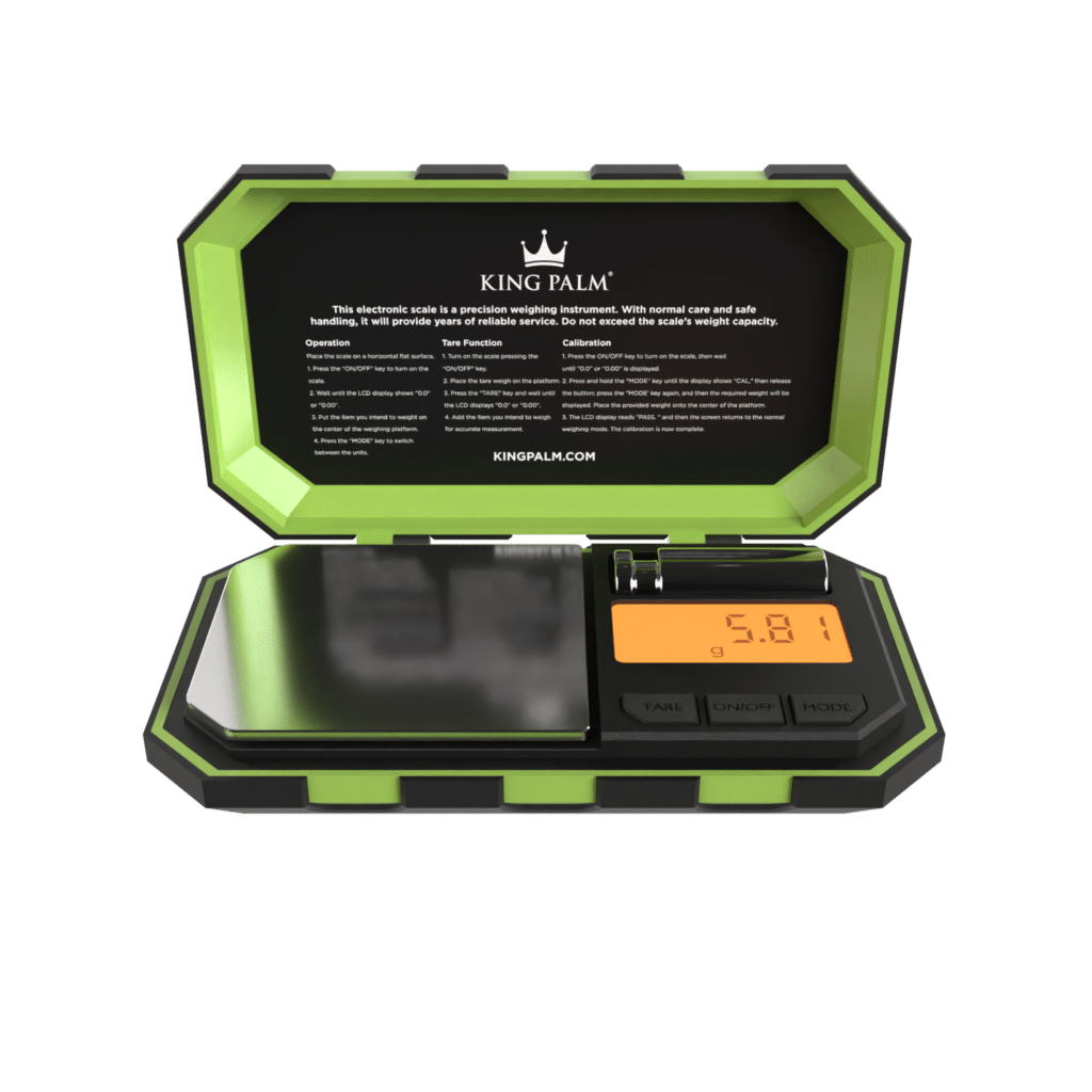 KING PALM Pocket Scale Digital Dash Green BillyMart