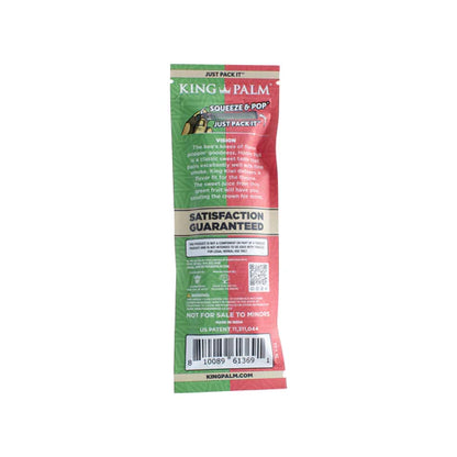 King Palm snack package with green and red design on a white background