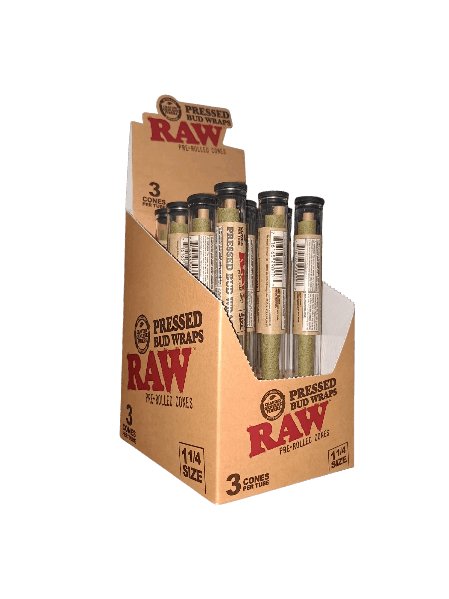 RAW Pressed Bud Wraps 1¼ - 3pk BillyMart