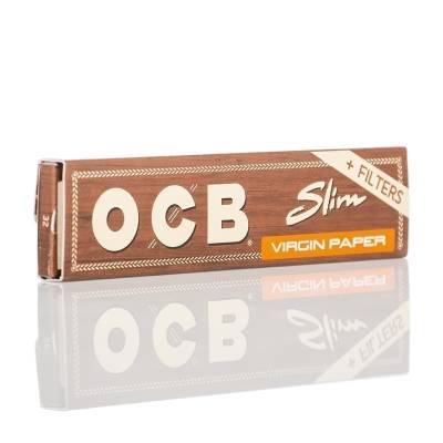 OCB Virgin King Size Slim Papers + Tips