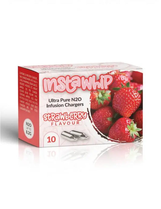 INSTAWHIP Strawberry Infusion Chargers 10 Pack