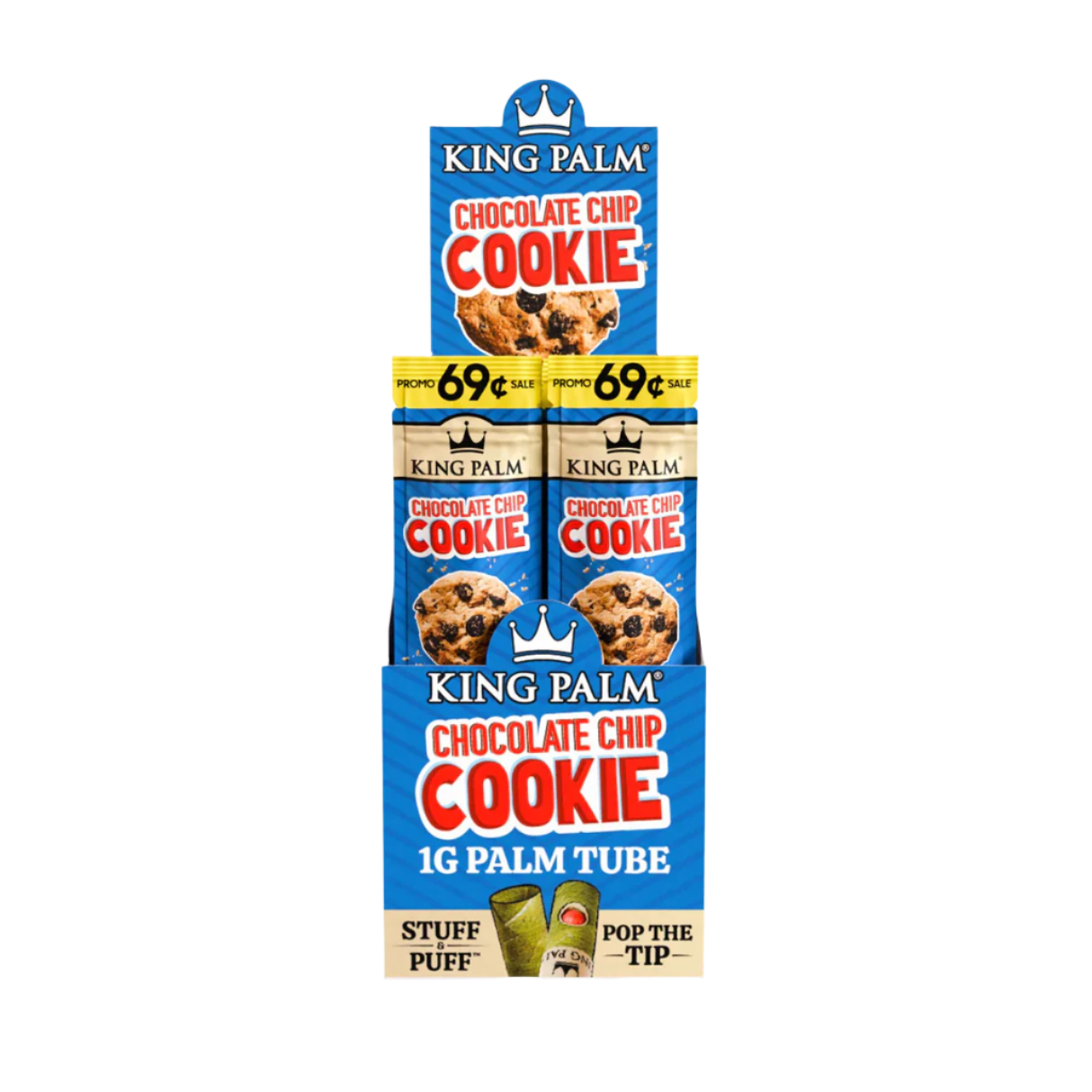 KING PALM Chocolate Chip Cookie Mini - 1pk