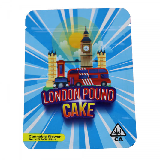 London Pound Cake Anti Smell Ziplock Bag