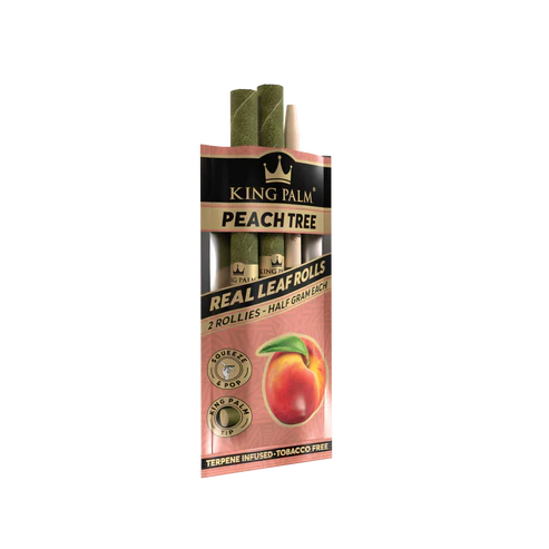 KING PALM Peach Tree Rollie - 2pk BillyMart
