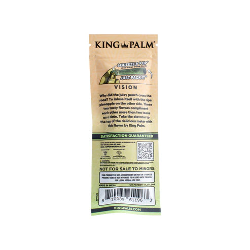 King Palm product packaging with text and branding on a white background