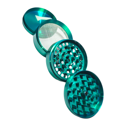 BILLYMART Aluminium 4 Piece Grinder Green - 60mm BillyMart