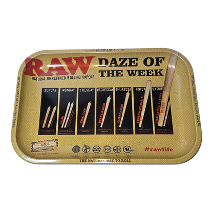 RAW Daze Of The Week Tray Large - 19cm x 29cm BillyMart