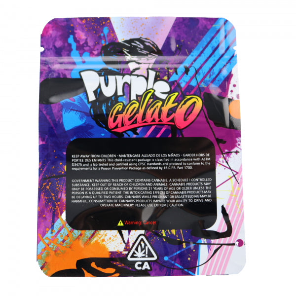 PURPLE GELATO Anti Smell Ziplock Bag