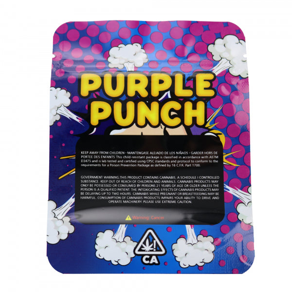 PURPLE Punch Anti Smell Ziplock Bag