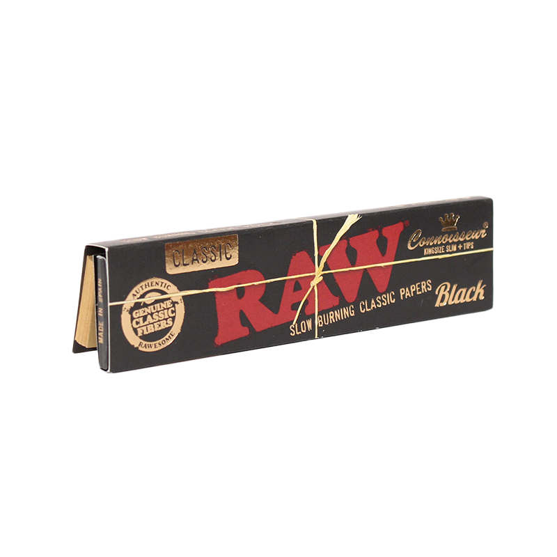 RAW Black Papers Connoisseur - 1¼ Size BillyMart