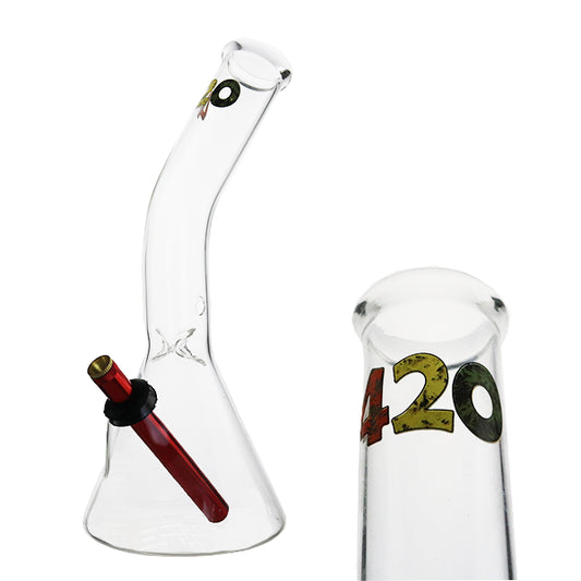 Rasta 420 Angled Beaker Bong – 30cm
