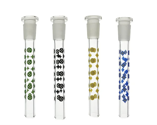 Glow in The Dark Colored LV Glass Stems 11cm