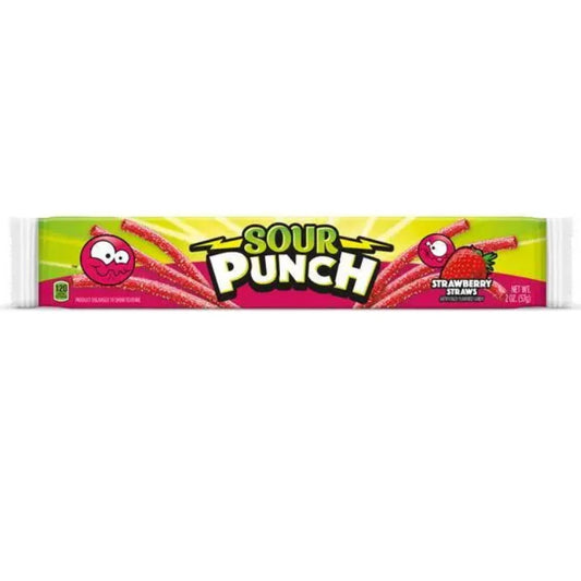 SOUR PUNCH Strawberry Straws - 57g