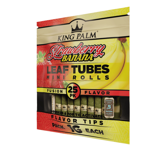 KING PALM Strawberry Banana Mini - 25pk