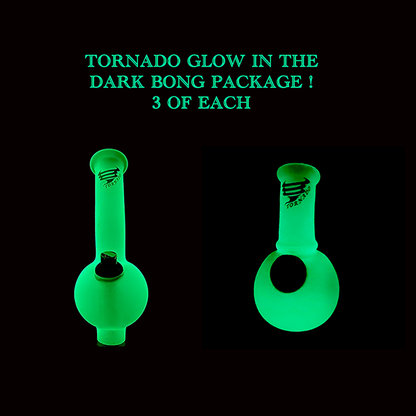 TORNADO Glow In The Dark Bubble Pack x 6