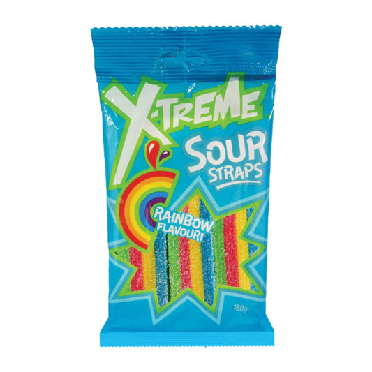 XTREME Sour Straps Rainbow - 160g