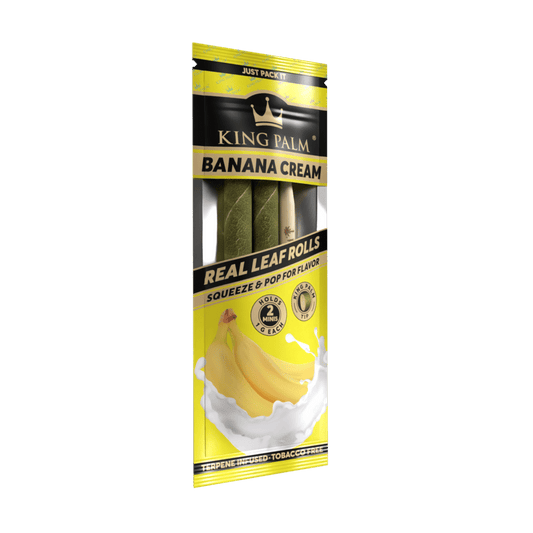 KING PALM Banana Cream Slim - 2pk