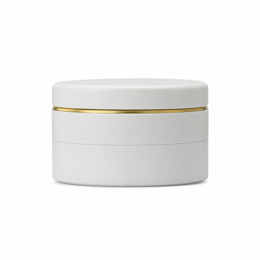 white and gold grinder 