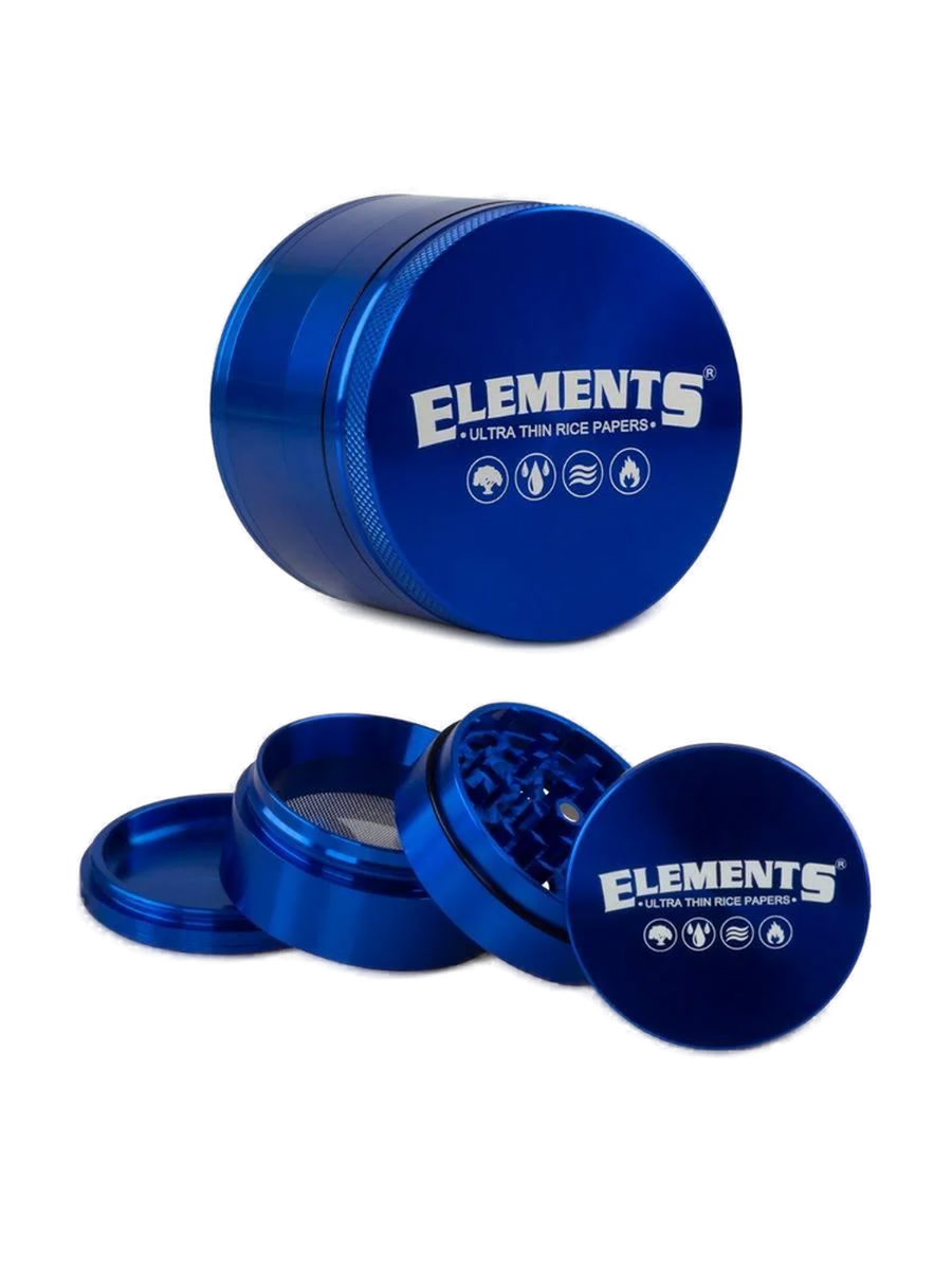 Elements 4-Part Metal Grinder Blue - Mini