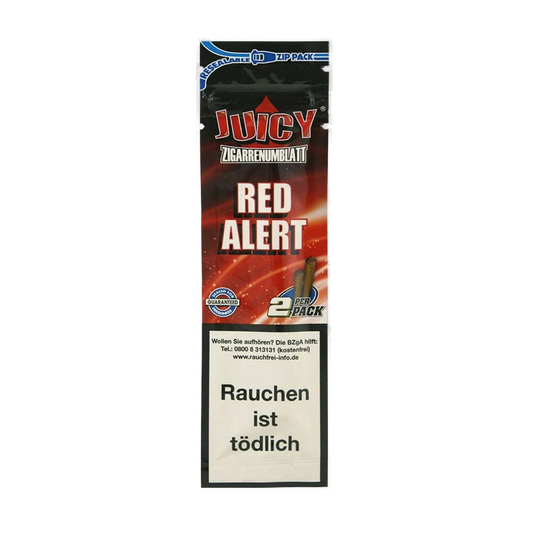 JUICY JAY Double Hemp Wrap Red Alert - 2pk