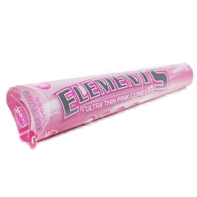 ELEMENTS Pink Pre Rolled Cones King Size - 3pk