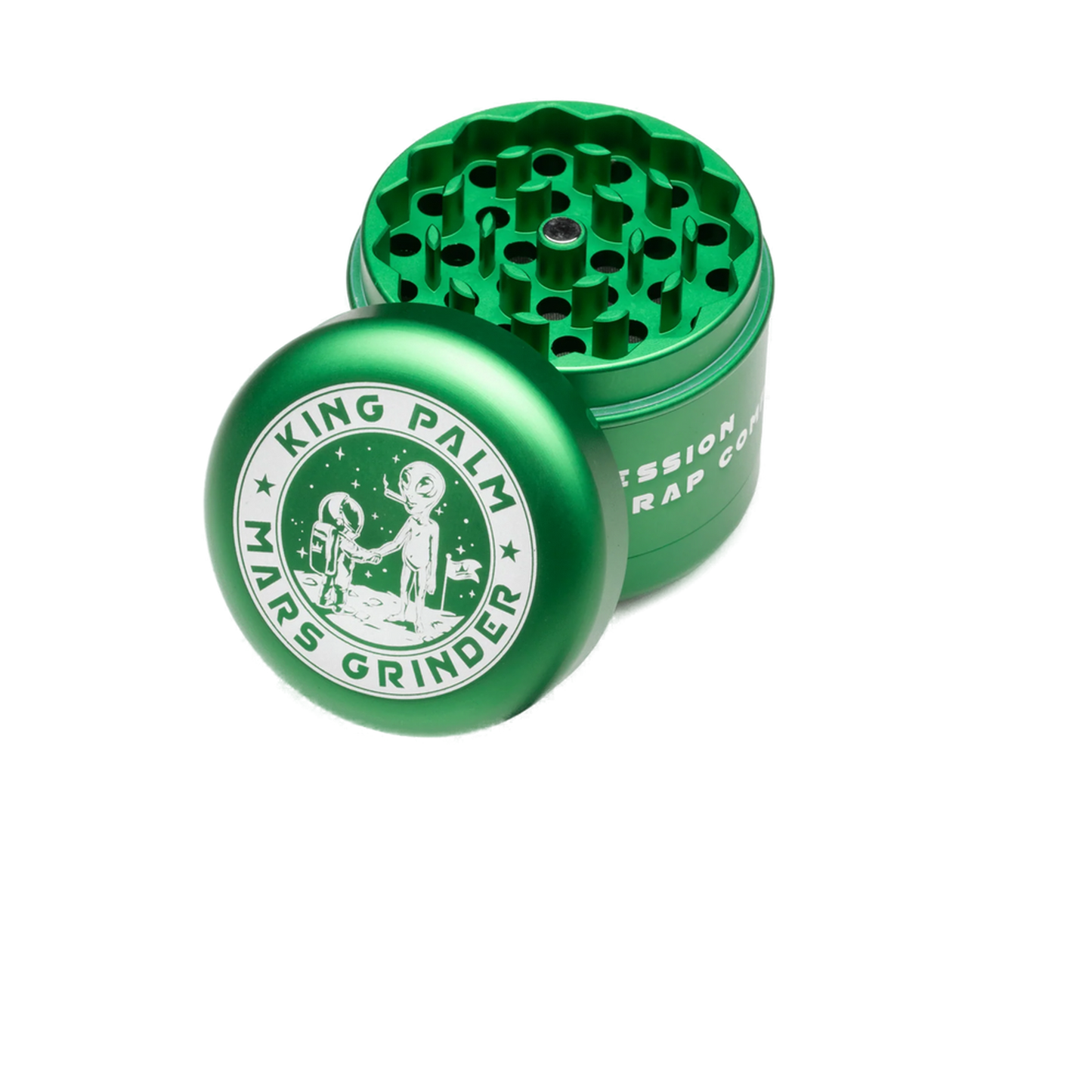 KING PALM Mars Grinder Green
