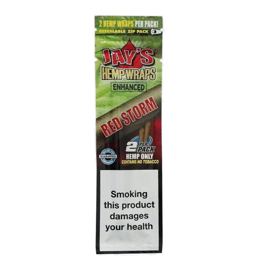 JUICY JAY Hemp Wrap red storm Enhanced - 2pk
