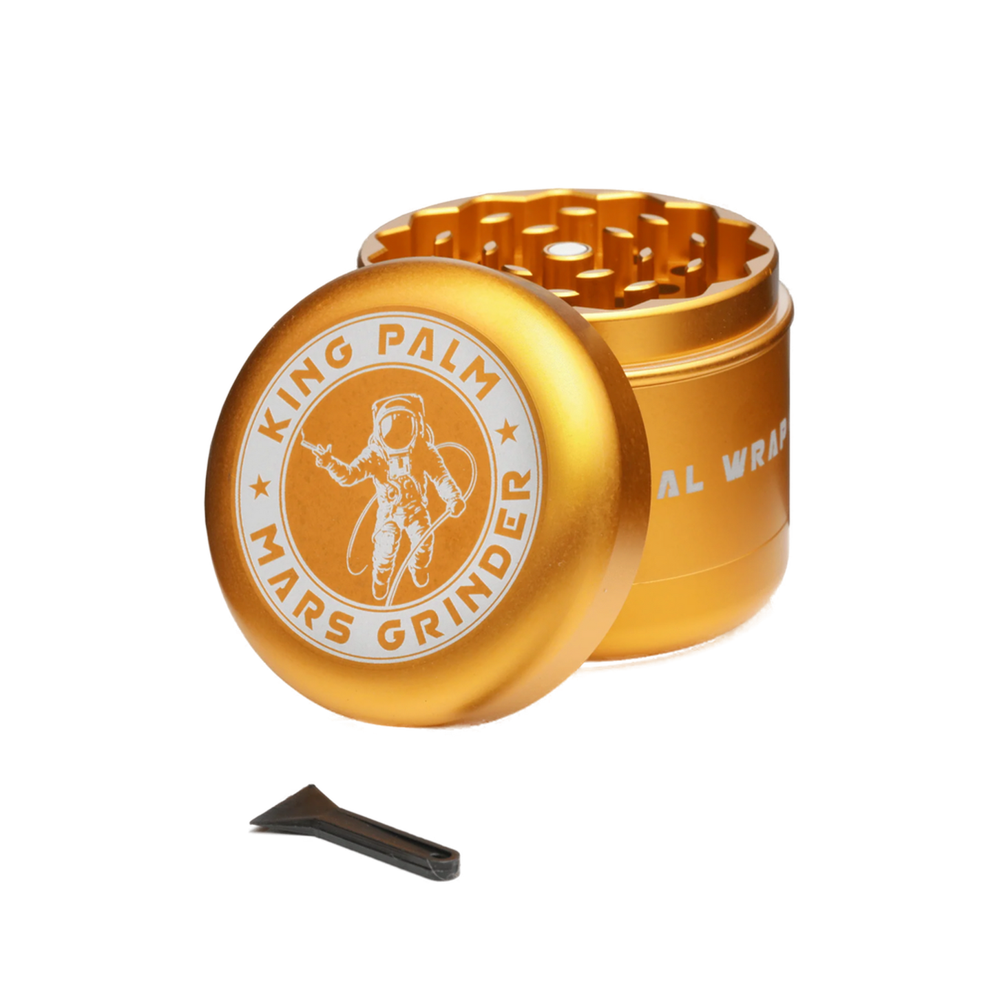 KING PALM Mars Grinder Gold