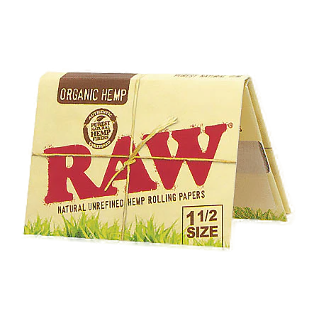 RAW Organic Hemp Papers - 1½ Size