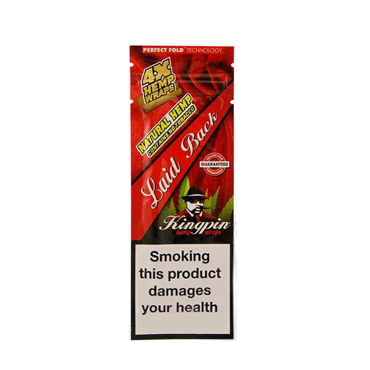 KINGPIN Flavoured Hemp Wraps Laid Back Cinnabon - 4PK