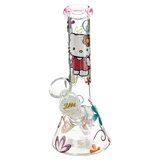 BILLY MATE Hello Kitty Flower Dress Beaker Bong – 23cm