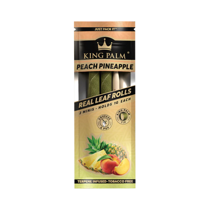 KING PALM Minis Peach Pineapple - 2PK