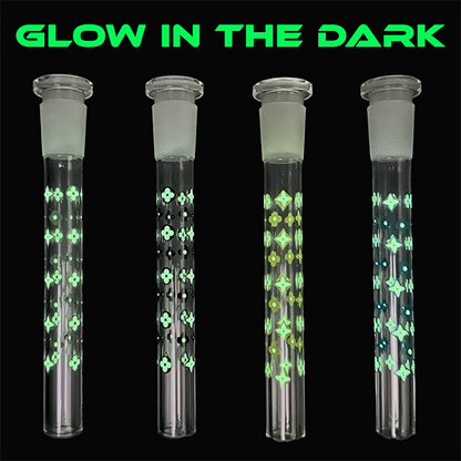 Glow in The Dark Colored LV Glass Stems 11cm