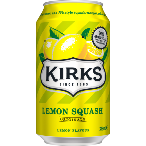 KIRKS Lemon Squash - 375ml