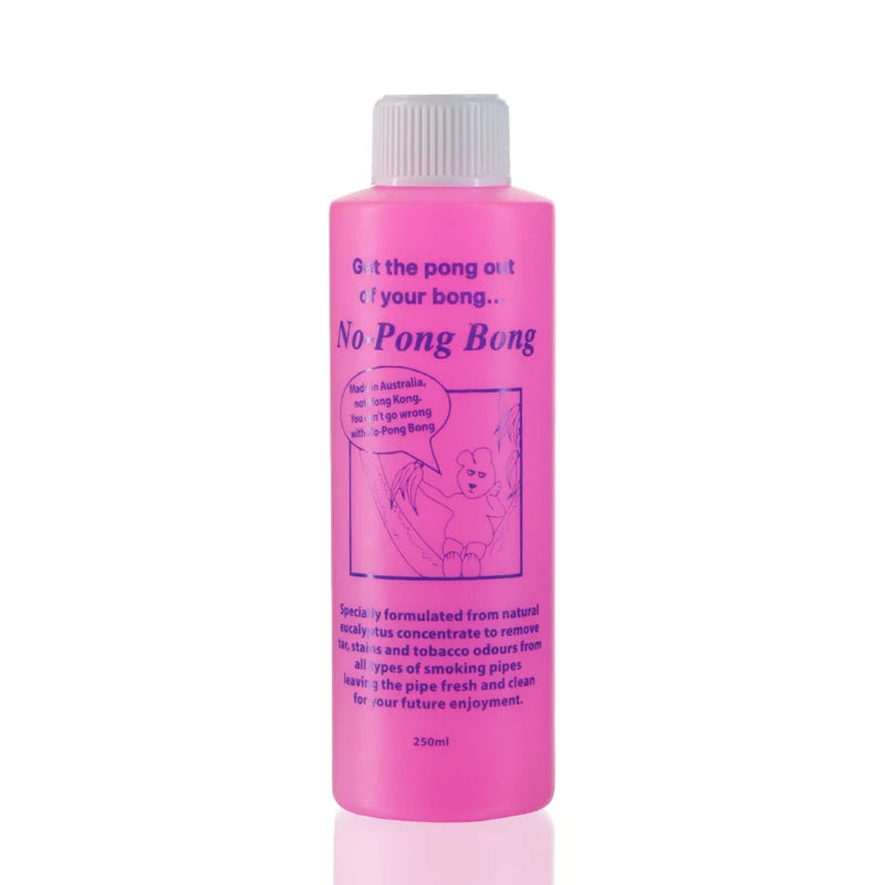 No Pong Bong Cleaner 250ml — biodegradable, eco-friendly bong cleaning solution bottle