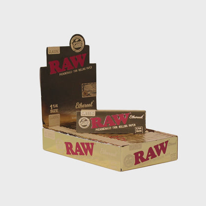 RAW Ethereal Classic Phenomenally Thin Rolling Papers - 1¼ Size Slim