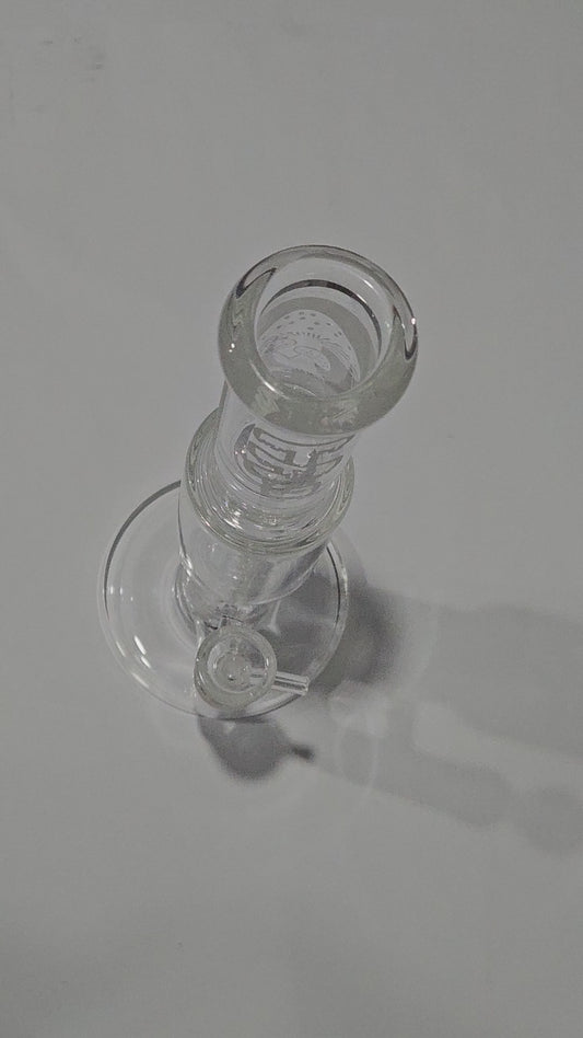BILLYMART Mushroom Perc Straight Bong - 25cm