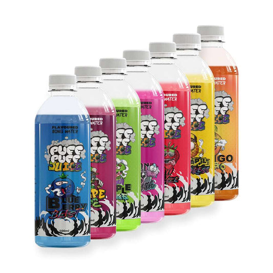 Puff Puff Juice bong water range