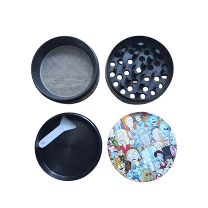 BILLYMART Rick And Morty Grinder 4 Piece - 40mm BillyMart