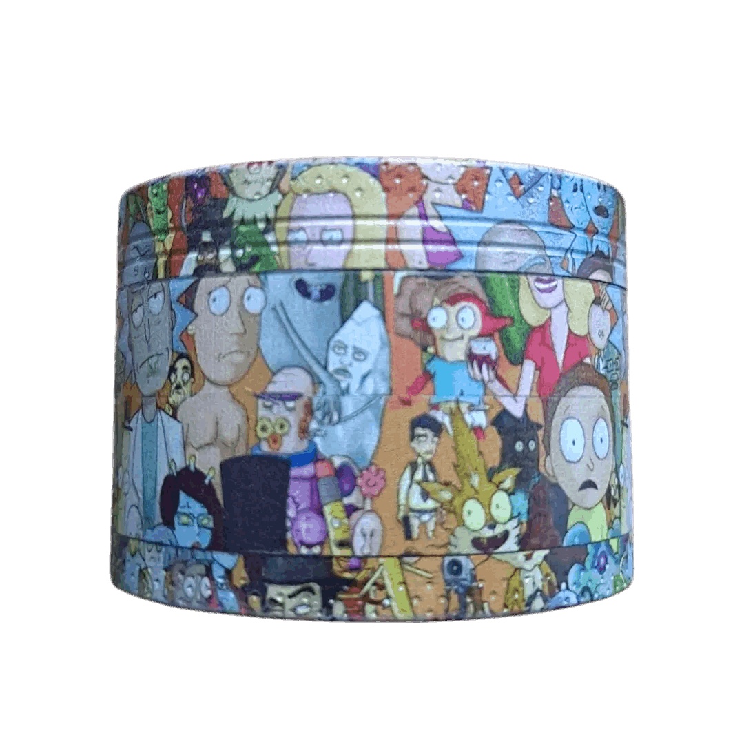 BILLYMART Rick And Morty Grinder 4 Piece - 40mm BillyMart
