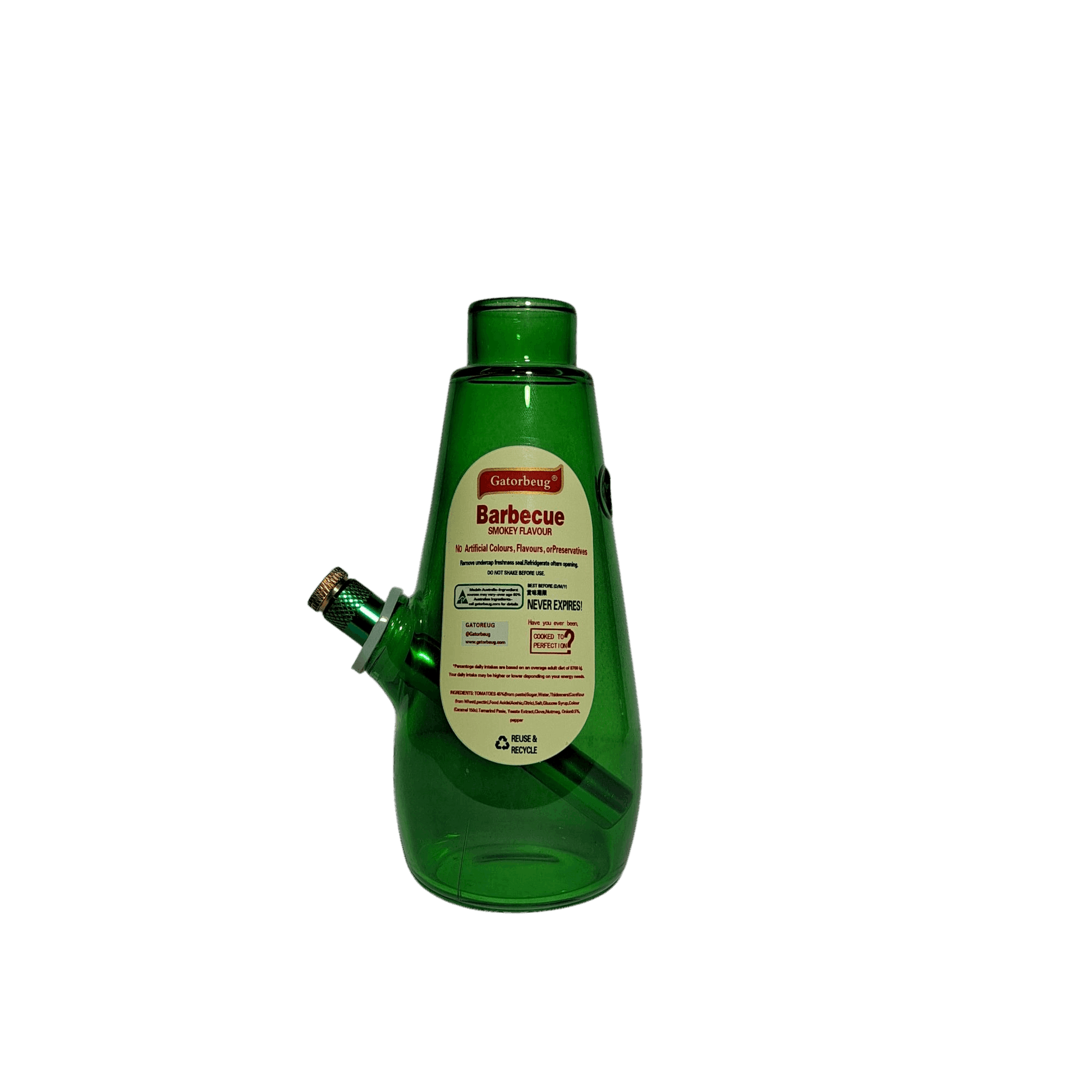 BBQ Green Bong - 18.5cm
