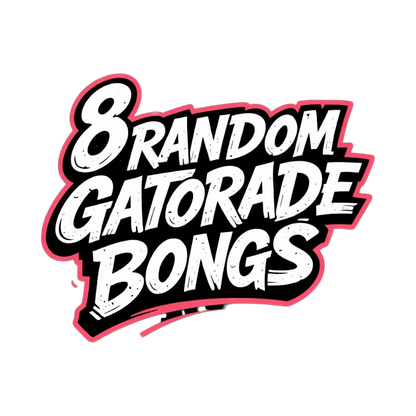 8 x Random Gatorade Bongs BillyMart