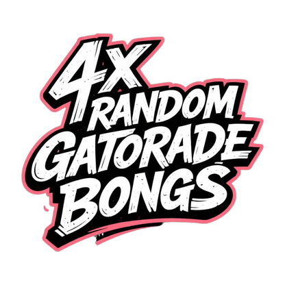 4 x Random Gatorade Bongs BillyMart